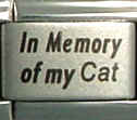 In memory of my cat - laser charm